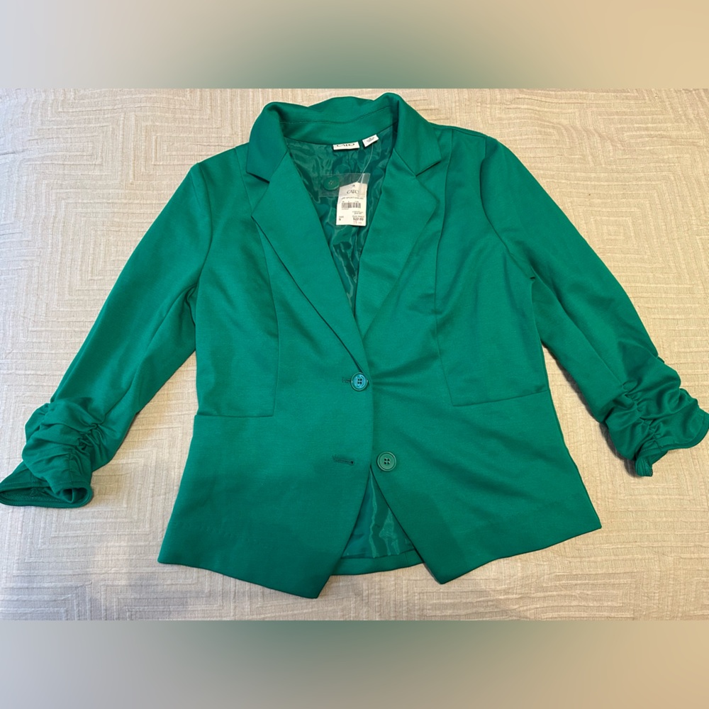 Kelly Green Knit Blazer